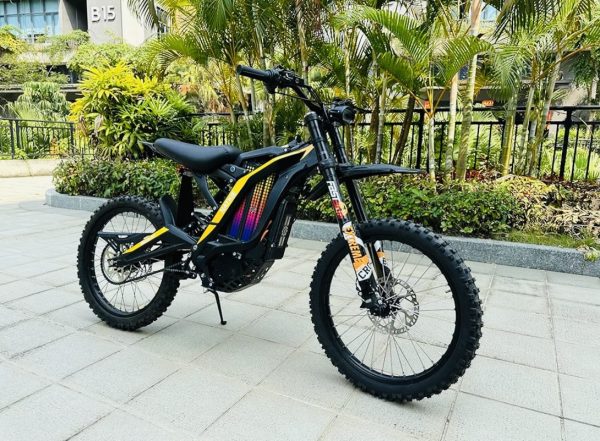 Electric Motorcycle Bike for Adults, Electric Dirt Bike 8000W(Peak) Mid-Mounted Motor 72V/30AH Removable Battery, Top Speed 50MPH/75Miles Off Road Electric Mountain Bike, Dual LED Headlight